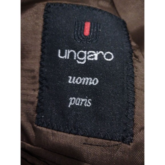 Vintage Emanuel Ungaro Covarra 100% Wool Blazer Jacket Size 46r - Picture 11 of 13